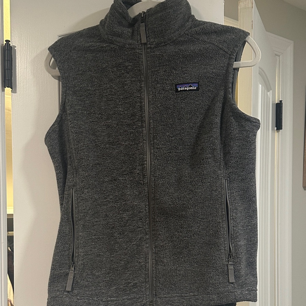 Patagonia Charcoal Sleeveless Jacket